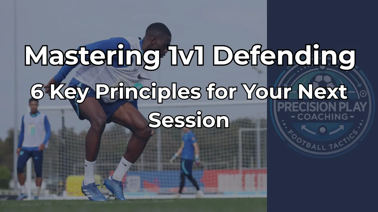 Mastering 1v1 Defending: 6 Key Principles for Your Next Session