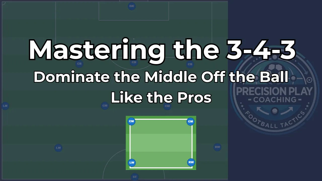 Mastering the 3-4-3: Dominate the Middle Off the Ball Like the Pros