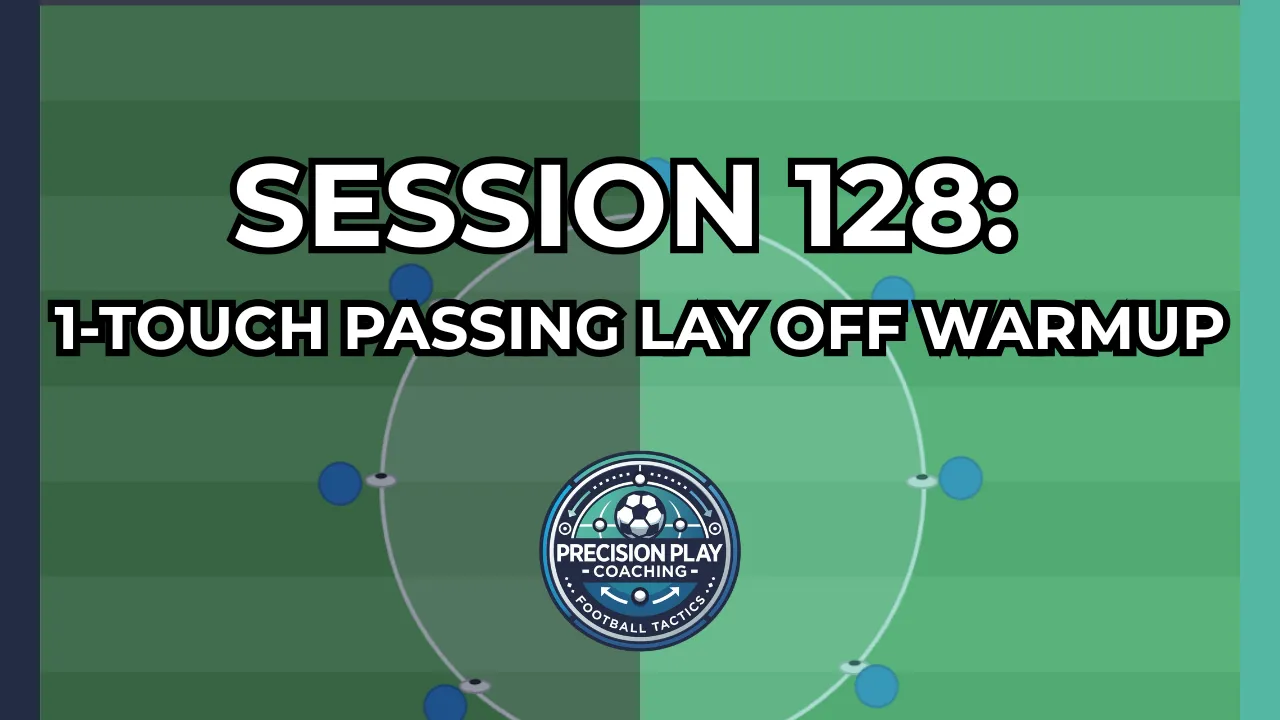 Session 128: 1-Touch Passing Lay-Off Warmup thumbnail