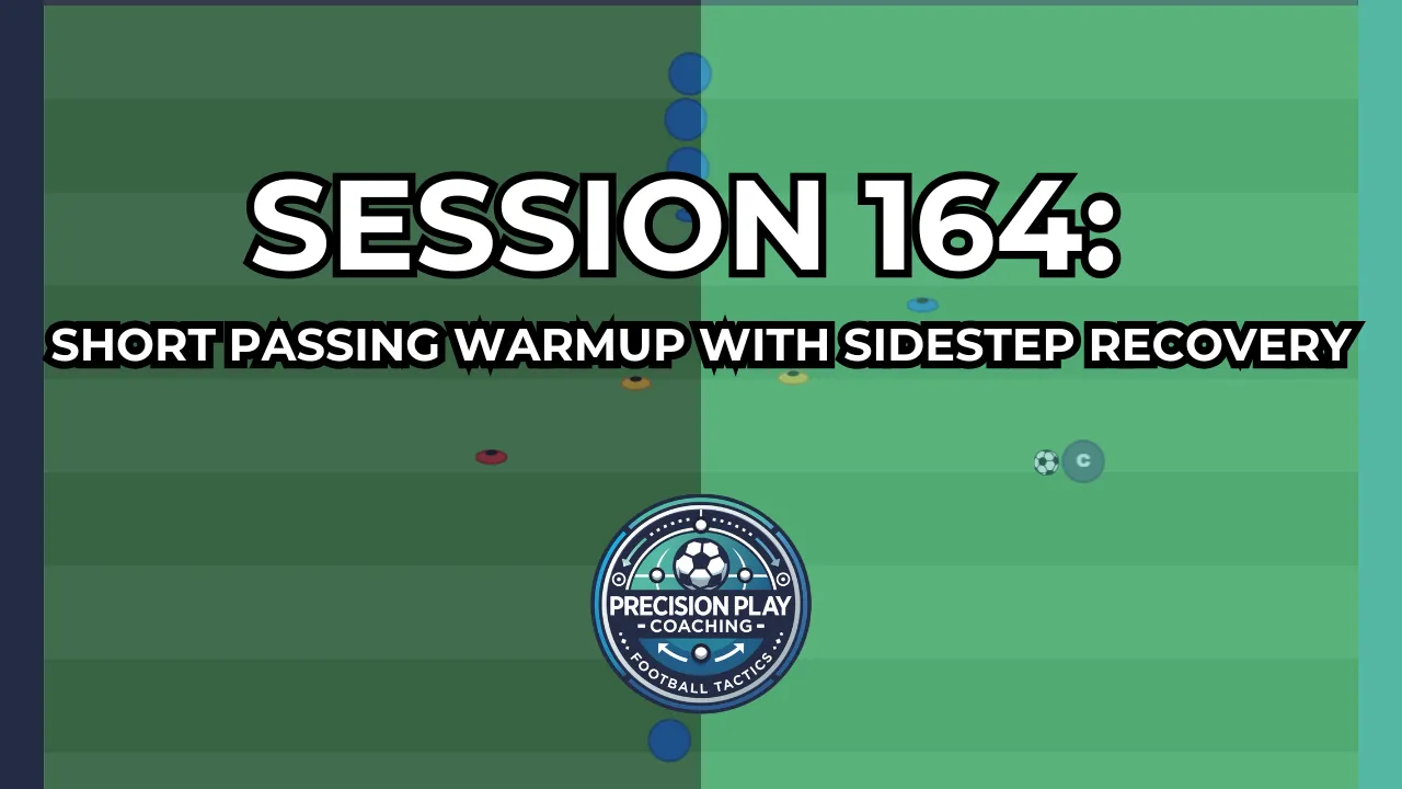 Session 164: Short Passing Warm-up with Sidestep Recovery thumbnail