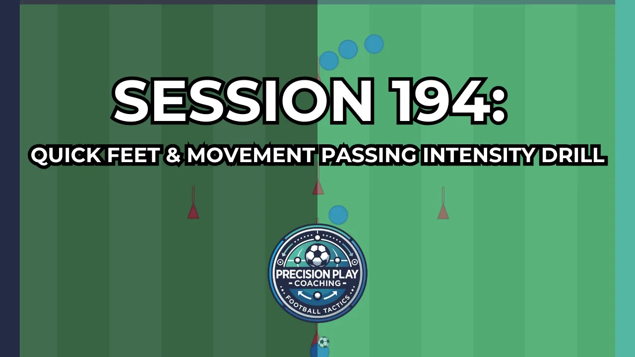 Session 194: Quick Feet & Movement Passing Intensity Drill | High Tempo Warm-Up thumbnail