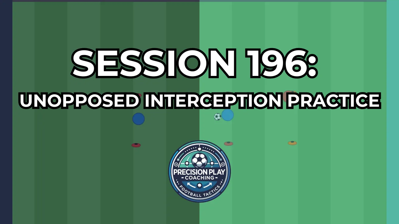 Session 196: Unopposed Interception Practice | Defensive Timing & Awareness Drill thumbnail