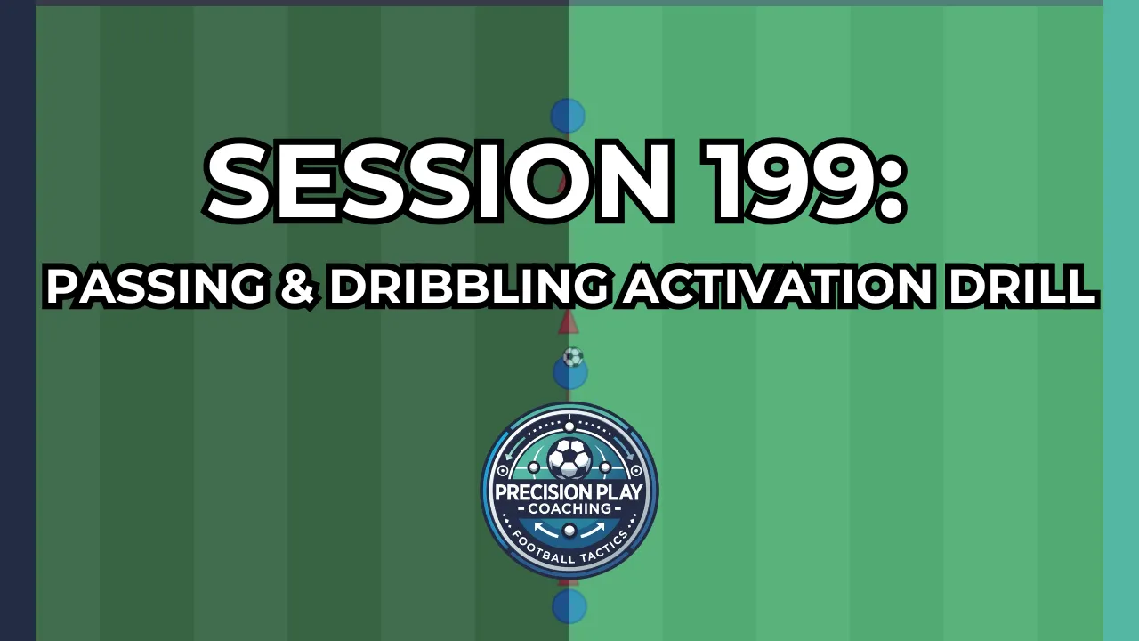Session 199: Passing & Dribbling Activation Drill | Warm-Up & Ball Mastery thumbnail