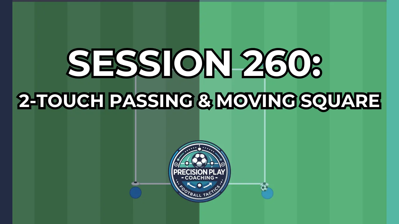 Session 260: 2-Touch Passing & Moving Square Drill thumbnail