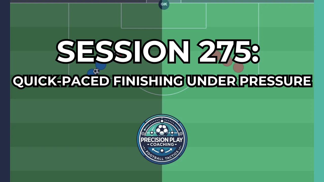 Session 275: Quick-Paced Finishing Under Pressure | 1v1 Reaction Drill thumbnail