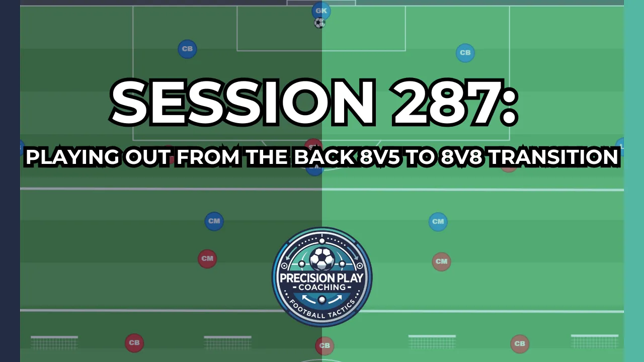 Session 287: Playing Out From The Back 8v5 to 8v8 Transition thumbnail