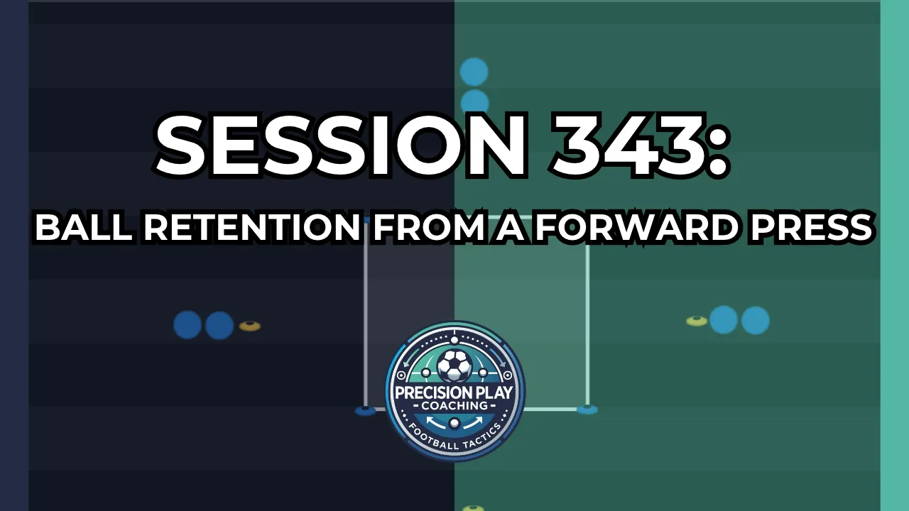 Drill diagram for Session 343: Ball Retention from a Forward Press